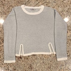 NWT Boxy Drop Shoulder Lurex Sweater
